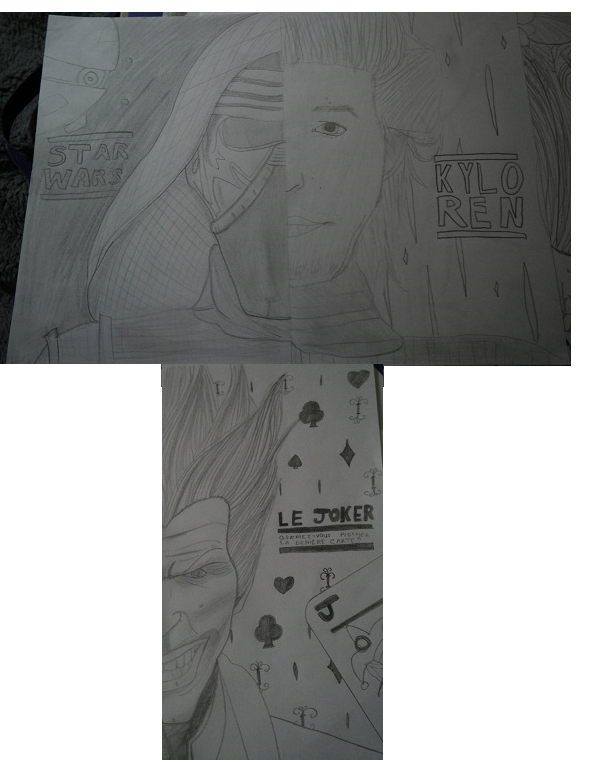 Dessin visage.